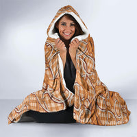 Brown Hawaii Palaka Cowboy Hooded Blanket Hawaiian Paniolo Festival Spirit