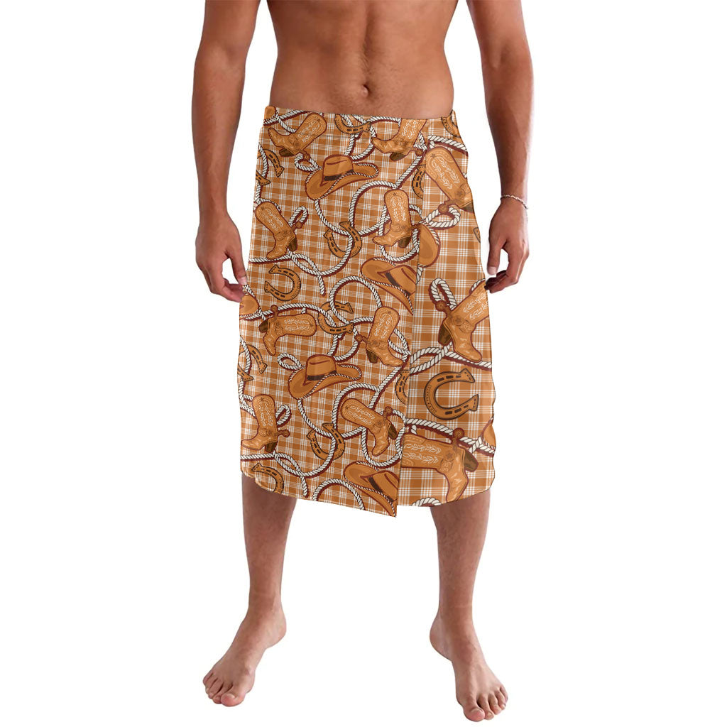 Brown Hawaii Palaka Cowboy Lavalava Hawaiian Paniolo Festival Spirit