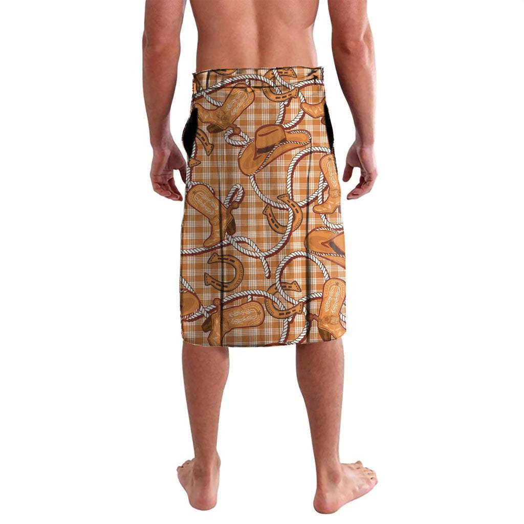 Brown Hawaii Palaka Cowboy Lavalava Hawaiian Paniolo Festival Spirit