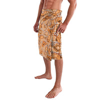 Brown Hawaii Palaka Cowboy Lavalava Hawaiian Paniolo Festival Spirit
