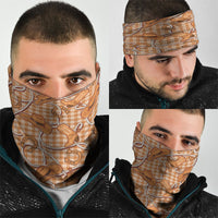 Brown Hawaii Palaka Cowboy Neck Gaiter Hawaiian Paniolo Festival Spirit