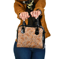 Brown Hawaii Palaka Cowboy Shoulder Handbag Hawaiian Paniolo Festival Spirit
