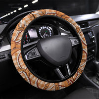 Brown Hawaii Palaka Cowboy Steering Wheel Cover Hawaiian Paniolo Festival Spirit