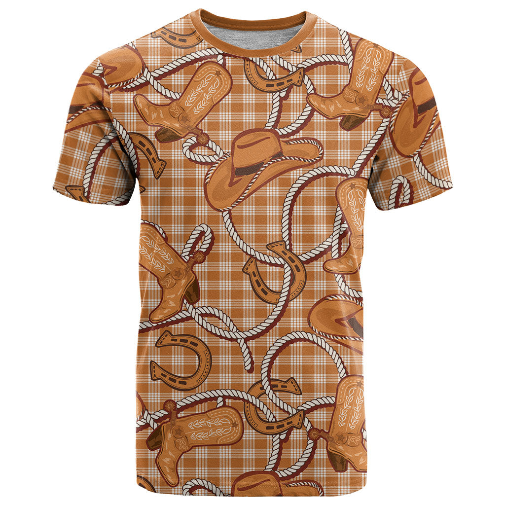 Brown Hawaii Palaka Cowboy T Shirt Hawaiian Paniolo Festival Spirit