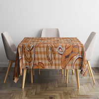 Brown Hawaii Palaka Cowboy Tablecloth Hawaiian Paniolo Festival Spirit