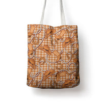 Brown Hawaii Palaka Cowboy Tote Bag Hawaiian Paniolo Festival Spirit