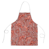 Red Hawaii Palaka Cowboy Apron Hawaiian Paniolo Festival Spirit