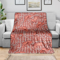 Red Hawaii Palaka Cowboy Blanket Hawaiian Paniolo Festival Spirit