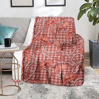 Red Hawaii Palaka Cowboy Blanket Hawaiian Paniolo Festival Spirit