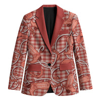 Red Hawaii Palaka Cowboy Blazer Hawaiian Paniolo Festival Spirit