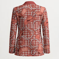 Red Hawaii Palaka Cowboy Blazer Hawaiian Paniolo Festival Spirit