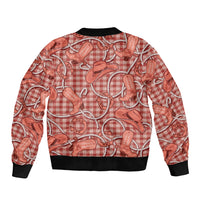 Red Hawaii Palaka Cowboy Bomber Jacket Hawaiian Paniolo Festival Spirit