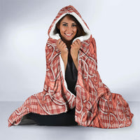Red Hawaii Palaka Cowboy Hooded Blanket Hawaiian Paniolo Festival Spirit