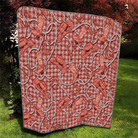 Red Hawaii Palaka Cowboy Quilt Hawaiian Paniolo Festival Spirit
