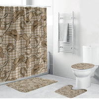 Beige Hawaii Palaka Cowboy Bathroom Set Hawaiian Paniolo Festival Spirit