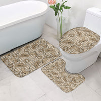 Beige Hawaii Palaka Cowboy Bathroom Set Hawaiian Paniolo Festival Spirit