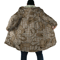 Beige Hawaii Palaka Cowboy Cloak Hawaiian Paniolo Festival Spirit