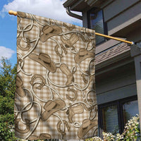 Beige Hawaii Palaka Cowboy Garden Flag Hawaiian Paniolo Festival Spirit