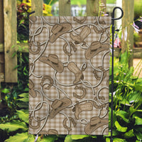 Beige Hawaii Palaka Cowboy Garden Flag Hawaiian Paniolo Festival Spirit