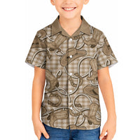 Beige Hawaii Palaka Cowboy Hawaiian Shirt Hawaiian Paniolo Festival Spirit