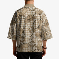Beige Hawaii Palaka Cowboy Kimono Hawaiian Paniolo Festival Spirit