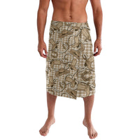 Beige Hawaii Palaka Cowboy Lavalava Hawaiian Paniolo Festival Spirit