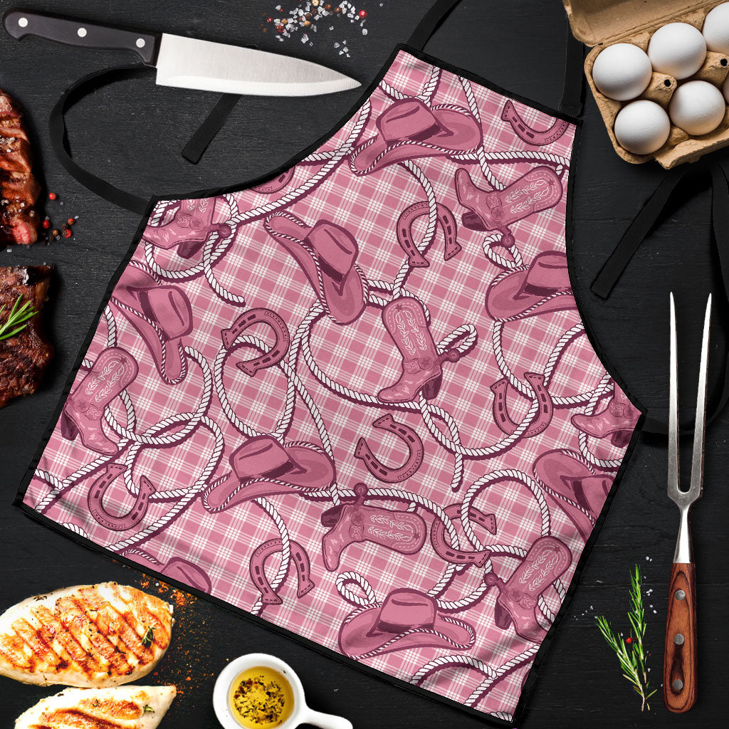 Pink Hawaii Palaka Cowboy Apron Hawaiian Paniolo Festival Spirit