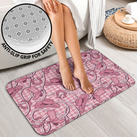 Pink Hawaii Palaka Cowboy Bathroom Set Hawaiian Paniolo Festival Spirit
