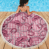 Pink Hawaii Palaka Cowboy Beach Blanket Hawaiian Paniolo Festival Spirit