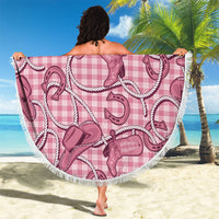 Pink Hawaii Palaka Cowboy Beach Blanket Hawaiian Paniolo Festival Spirit