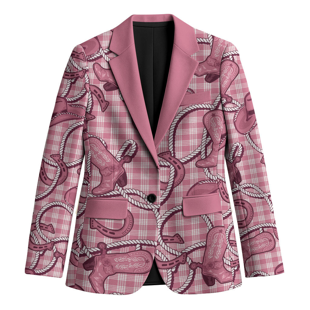 Pink Hawaii Palaka Cowboy Blazer Hawaiian Paniolo Festival Spirit LT19 Unisex Pink - Polynesian Pride