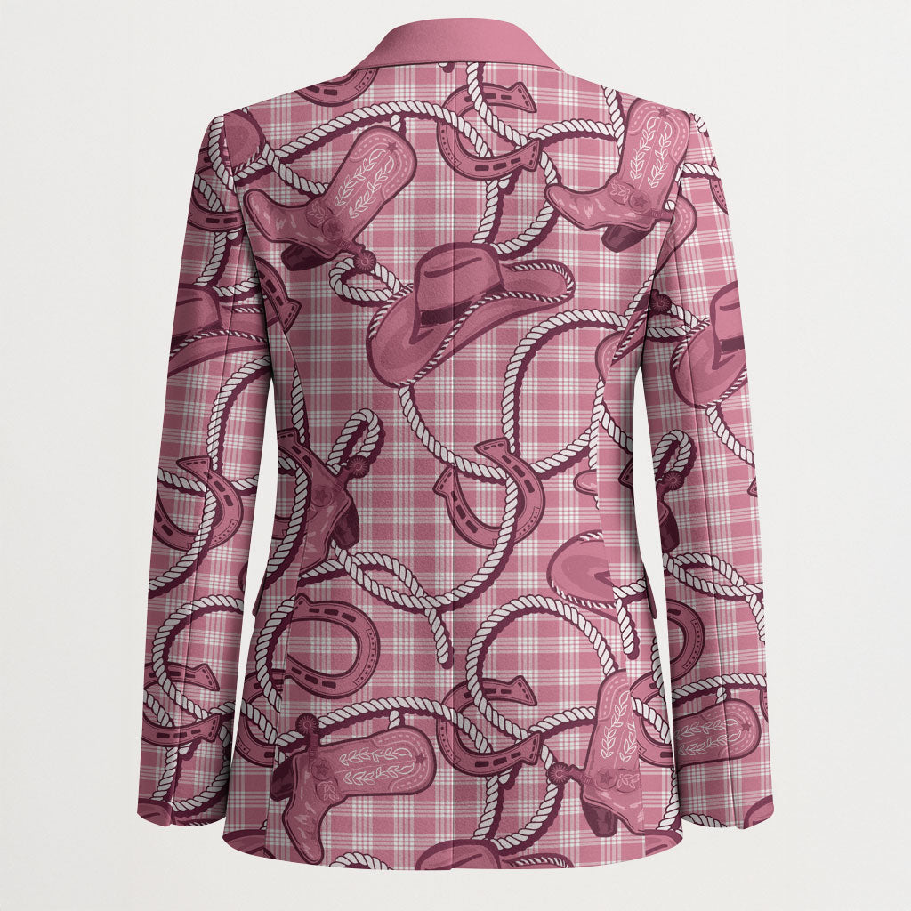 Pink Hawaii Palaka Cowboy Blazer Hawaiian Paniolo Festival Spirit
