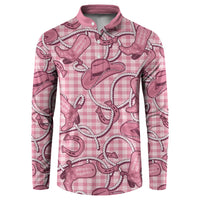 Pink Hawaii Palaka Cowboy Button Sweatshirt Hawaiian Paniolo Festival Spirit