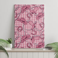 Pink Hawaii Palaka Cowboy Canvas Wall Art Hawaiian Paniolo Festival Spirit