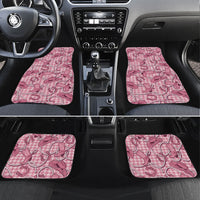 Pink Hawaii Palaka Cowboy Car Mats Hawaiian Paniolo Festival Spirit
