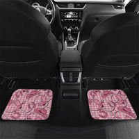 Pink Hawaii Palaka Cowboy Car Mats Hawaiian Paniolo Festival Spirit