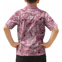 Pink Hawaii Palaka Cowboy Hawaiian Shirt Hawaiian Paniolo Festival Spirit