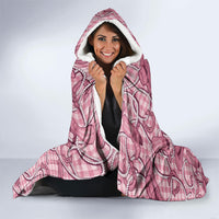 Pink Hawaii Palaka Cowboy Hooded Blanket Hawaiian Paniolo Festival Spirit