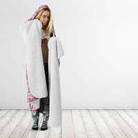 Pink Hawaii Palaka Cowboy Hooded Blanket Hawaiian Paniolo Festival Spirit