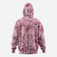 Pink Hawaii Palaka Cowboy Hoodie Hawaiian Paniolo Festival Spirit