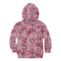 Pink Hawaii Palaka Cowboy Kid Hoodie Hawaiian Paniolo Festival Spirit