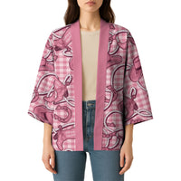 Pink Hawaii Palaka Cowboy Kimono Hawaiian Paniolo Festival Spirit