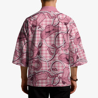 Pink Hawaii Palaka Cowboy Kimono Hawaiian Paniolo Festival Spirit