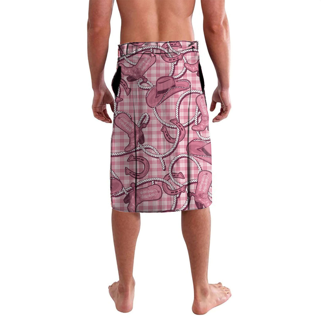 Pink Hawaii Palaka Cowboy Lavalava Hawaiian Paniolo Festival Spirit