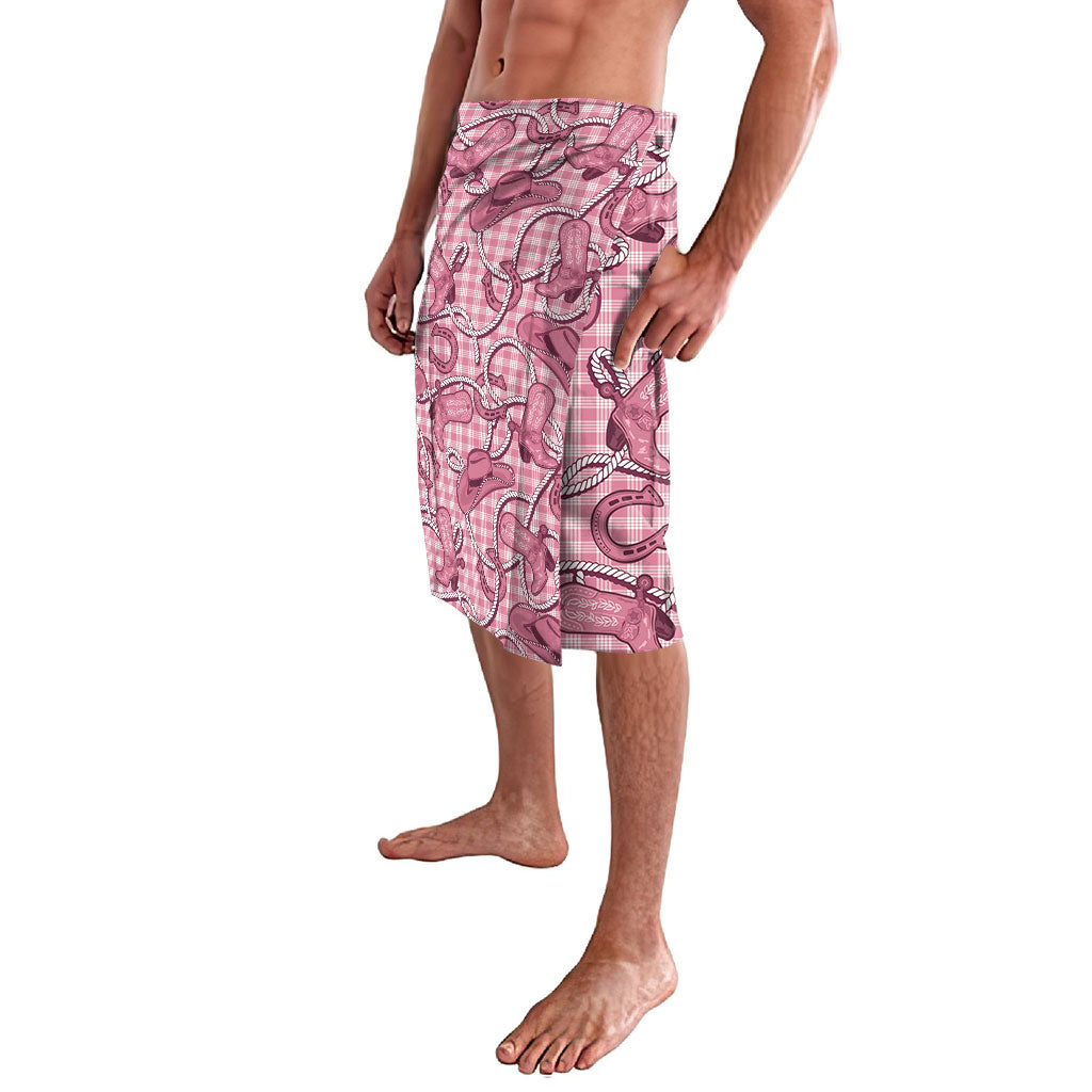 Pink Hawaii Palaka Cowboy Lavalava Hawaiian Paniolo Festival Spirit