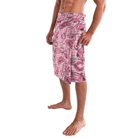 Pink Hawaii Palaka Cowboy Lavalava Hawaiian Paniolo Festival Spirit