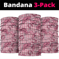 Pink Hawaii Palaka Cowboy Neck Gaiter Hawaiian Paniolo Festival Spirit
