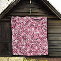 Pink Hawaii Palaka Cowboy Quilt Hawaiian Paniolo Festival Spirit