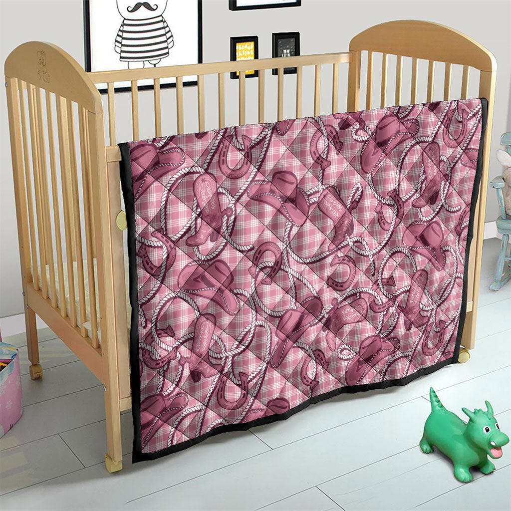 Pink Hawaii Palaka Cowboy Quilt Hawaiian Paniolo Festival Spirit