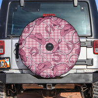 Pink Hawaii Palaka Cowboy Spare Tire Cover Hawaiian Paniolo Festival Spirit